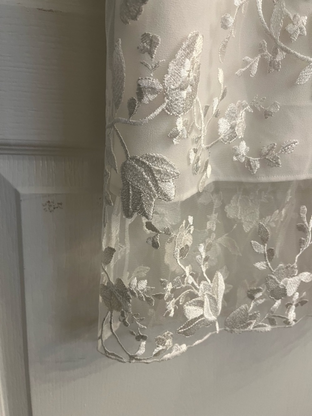 Park & Fifth White Lace Slip Dress - Picture 6 of 15
